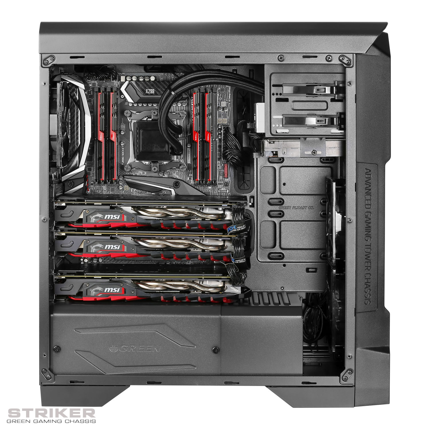کیس گیم استرایکر Striker Gaming Chassis with USB Type-C