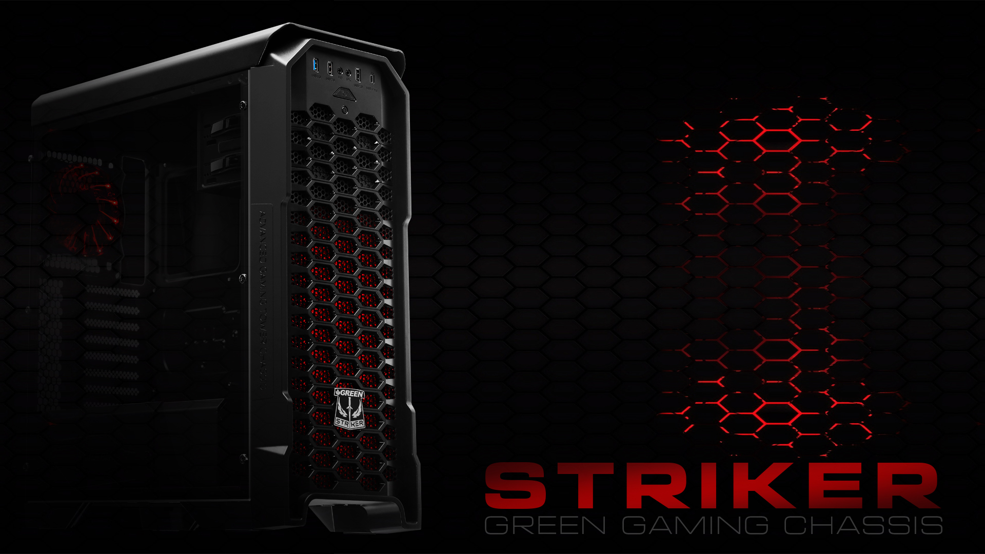 کیس گیم استرایکر Striker Gaming Chassis with USB Type-C