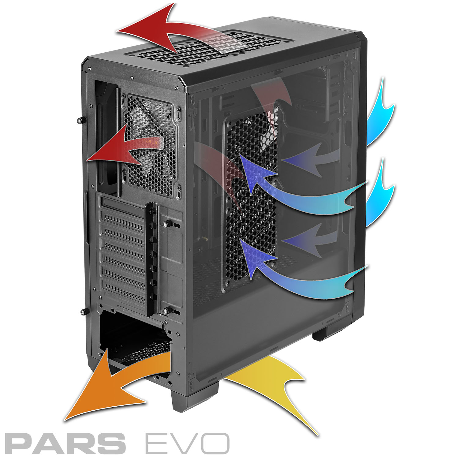 کیس_اداری_خانگی_پارس_اوو_گرین_green_pars_evo